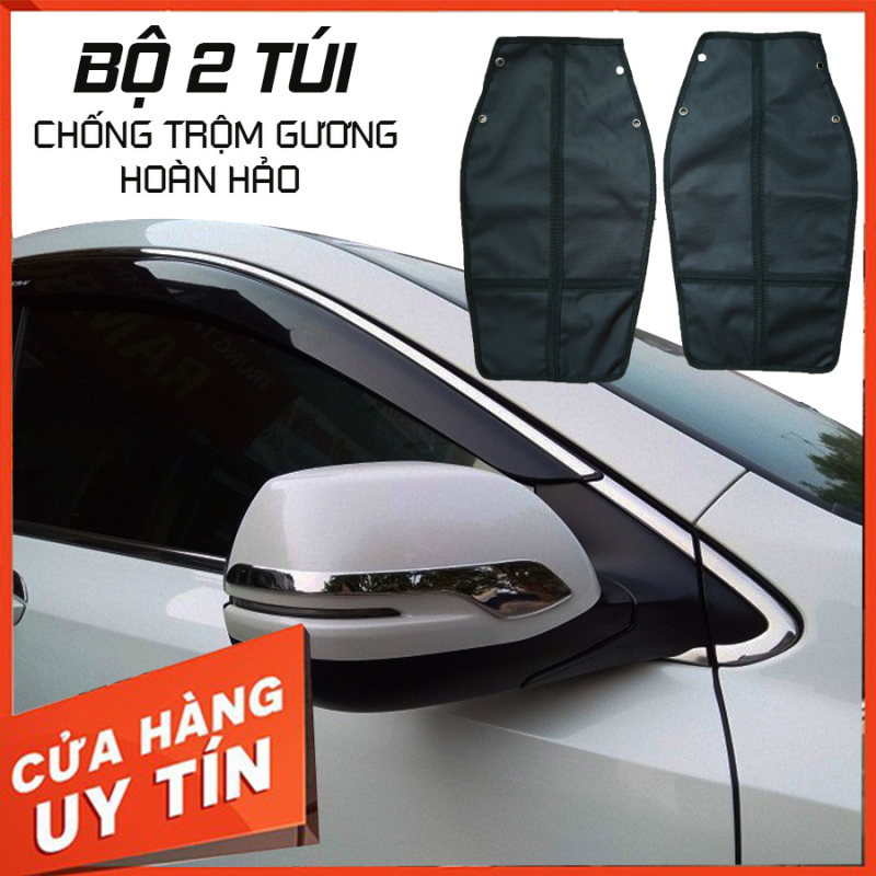 Bộ 2 túi Chống trộm, chống cắt gương ô tô- Túi bảo vệ gương ô tô , bảo vệ gương xe hơi ( Dòng xe 7 chỗ, xe bán tải)