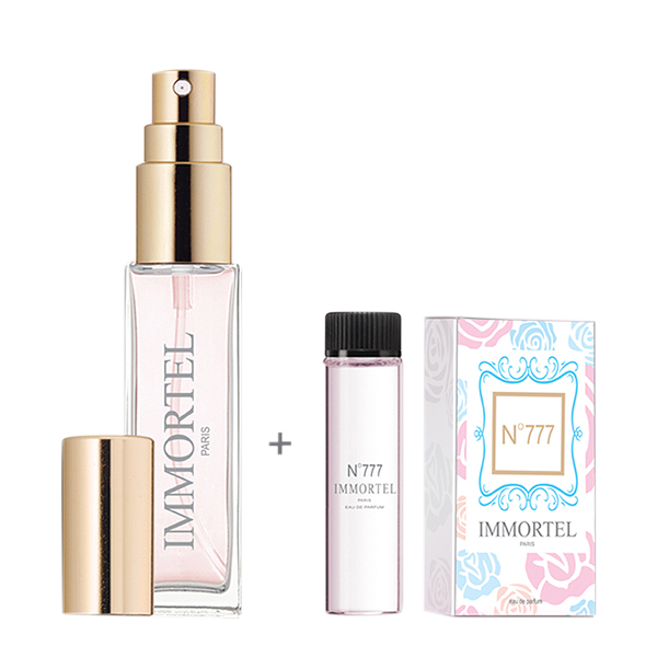 Nước Hoa IMMORTEL No 777 (GỒM CHAI XỊT 8 ml + CHAI NẠP 12 ml) Eau de parfum