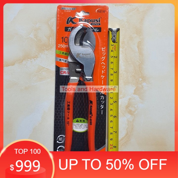 Kìm cắt cáp hãng Kapusi đủ cỡ 10 inch - 8 inch - 6 inch, BH 12 tháng, kềm cắt cáp điện, Kìm cắt cáp đồng