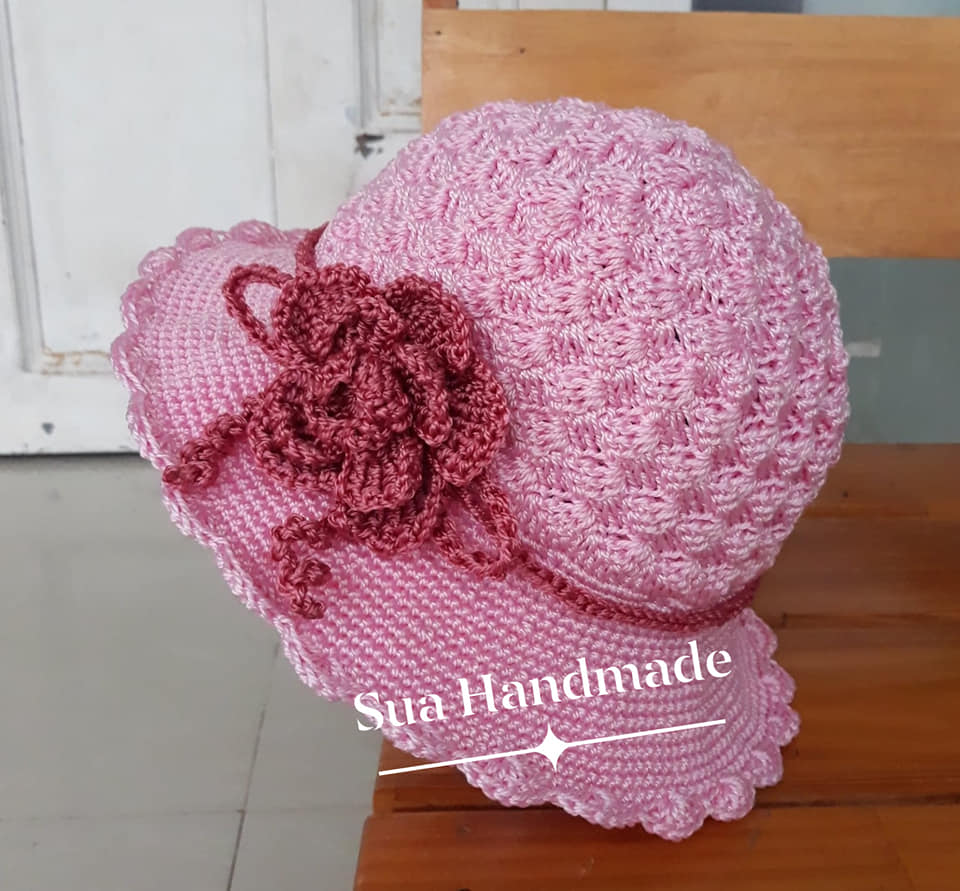 Nón handmade chất liệu sợi thô Việt Nam