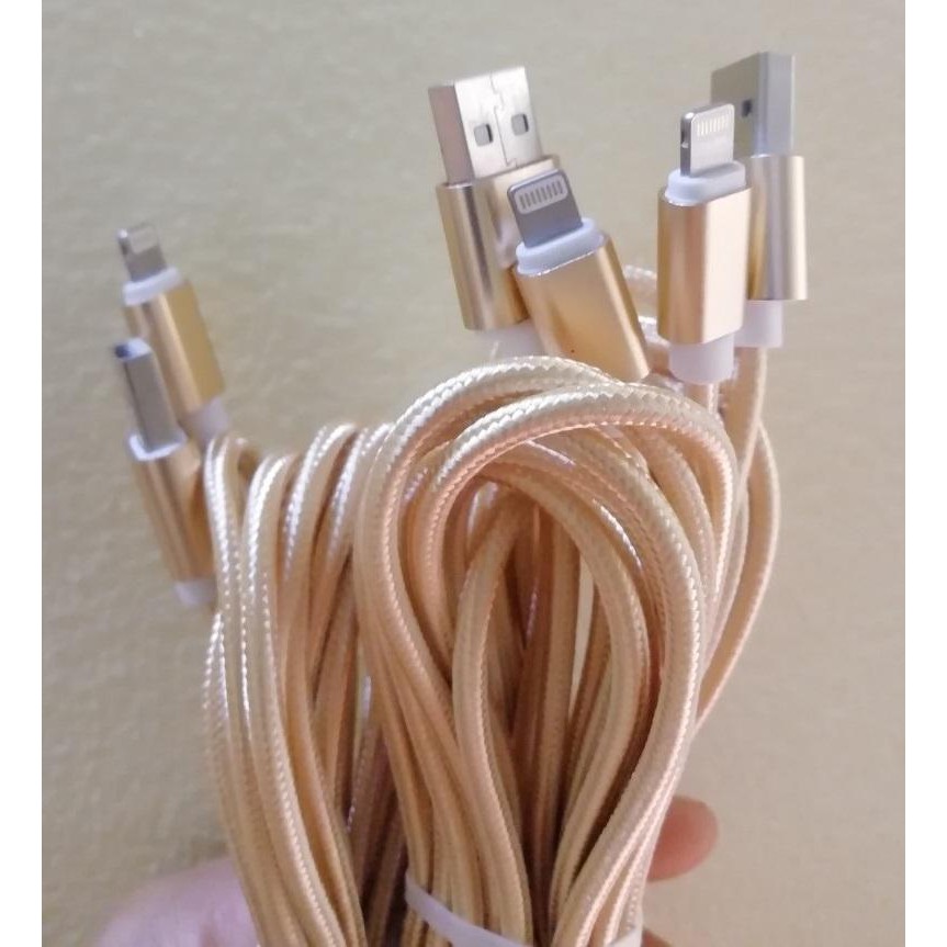 [ GIẢM GIÁ SỐC ] - CÁP SẠC IPHONE, IPAD DÂY DÙ XOẮN 2.5M - 3M