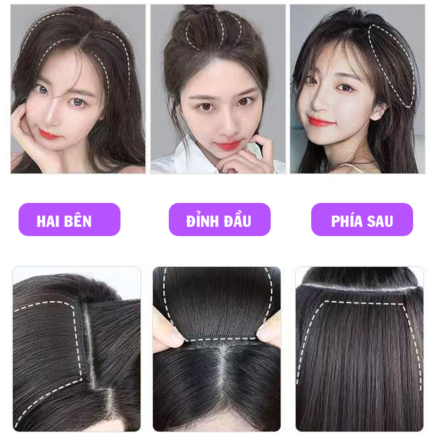 TÓC KẸP PHÍM PHỒNG CHÂN TÓC SIÊU HOT