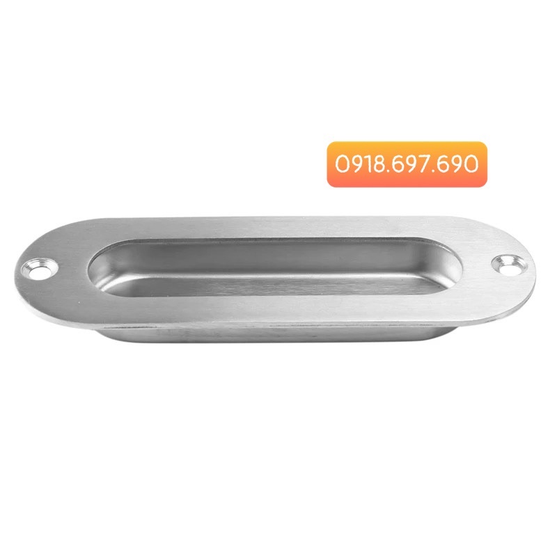 HCM Tay nắm âm bầu cửa lùa inox 304 cao cấp