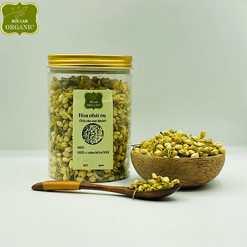 Trà hoa nhài nụ trắng, thơm đẹp (Hộp 100g - 150g)