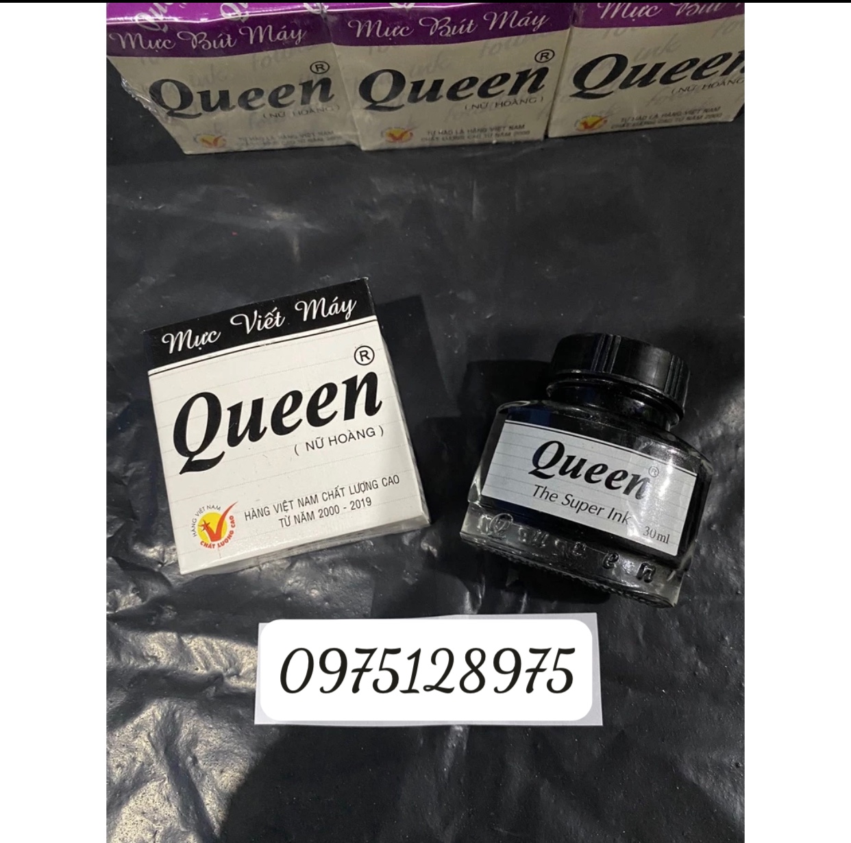 Mực Queen Viết Đẹp Cho Bút Máy Các Màu (1 Lọ)