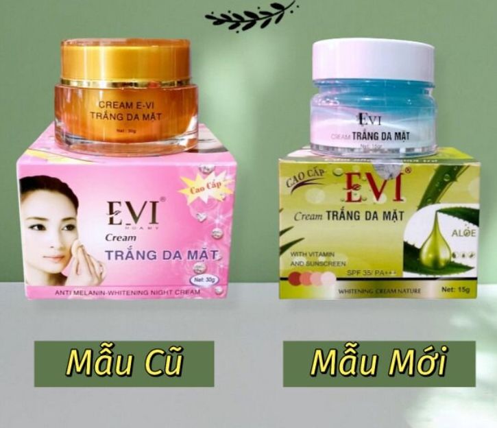 [HCM]Kem Evi Trắng Da Mặt 30g (mẫu mới 15g)