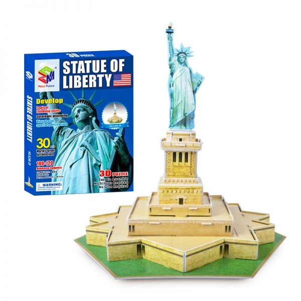 Mô Hình Giấy 3D Magic Puzzle: Tượng Nữ Thần Tự Do G268-20