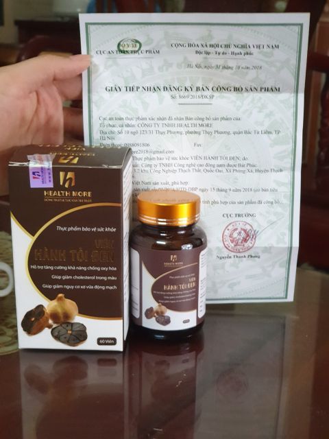 Viên hành tỏi đen health more