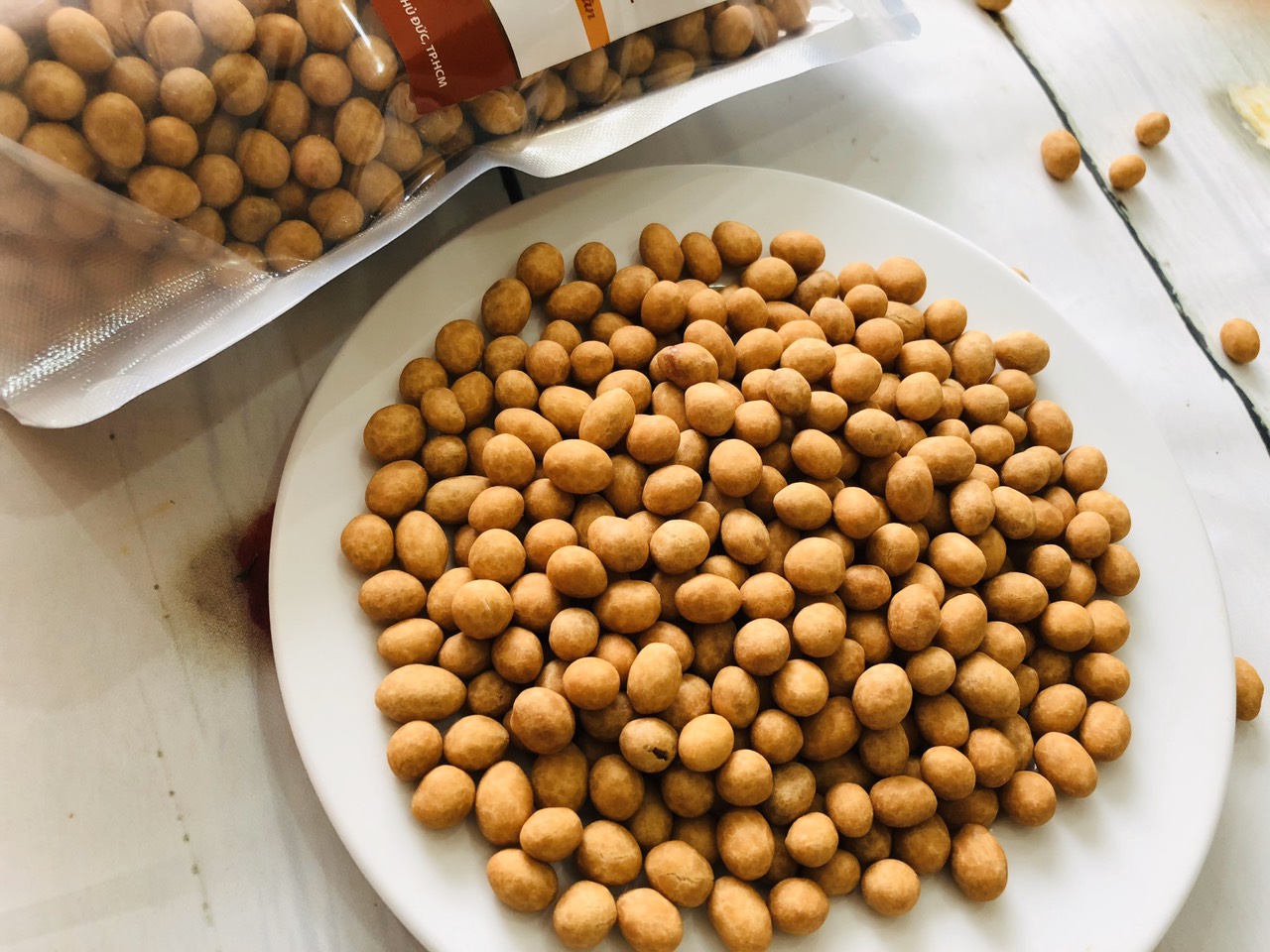 1kg đậu phộng da cá nước dừa thơm giòn hấp dẫn