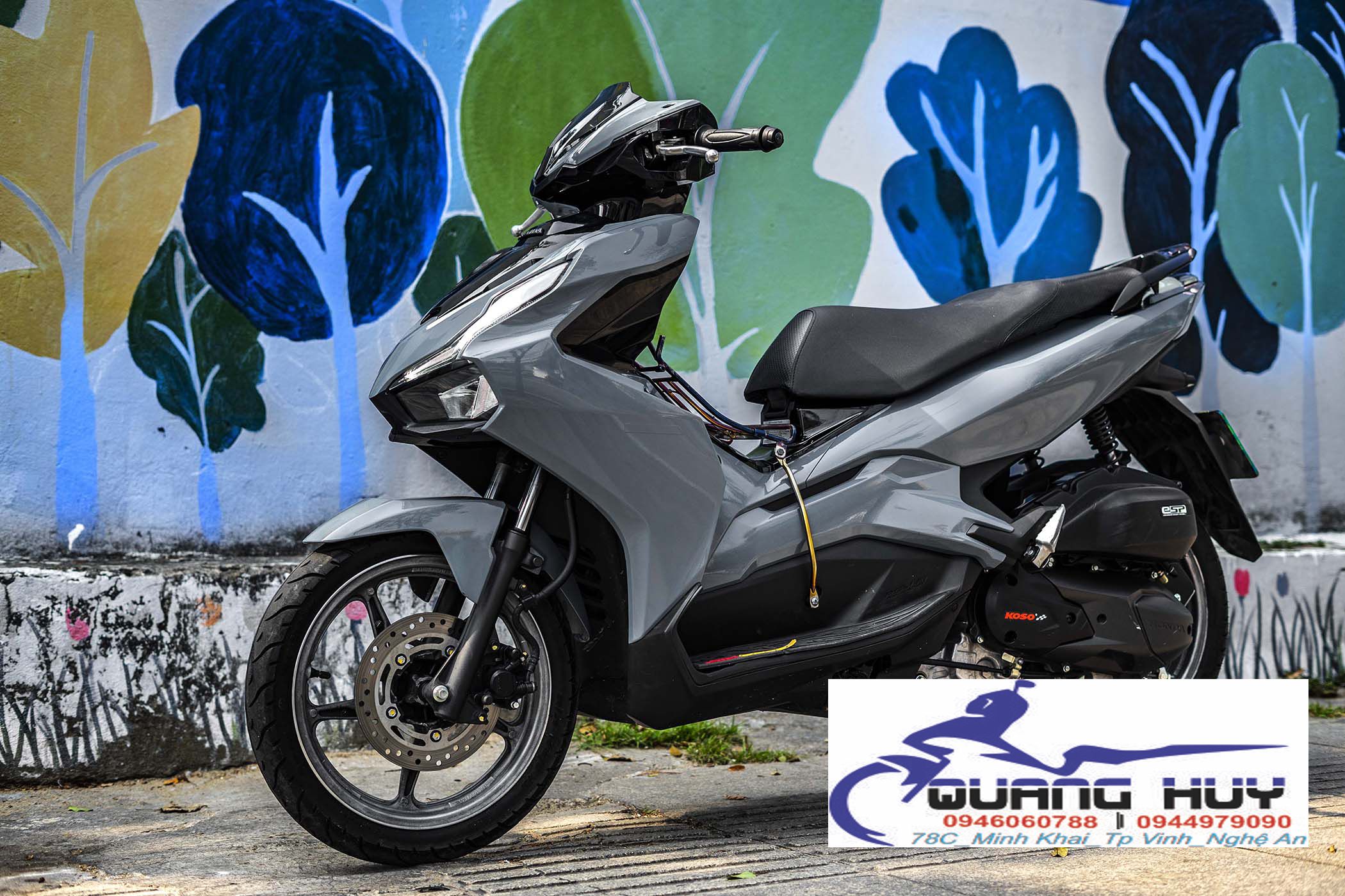 Tem trùm airblade xám xi măng,team decal ab 2020