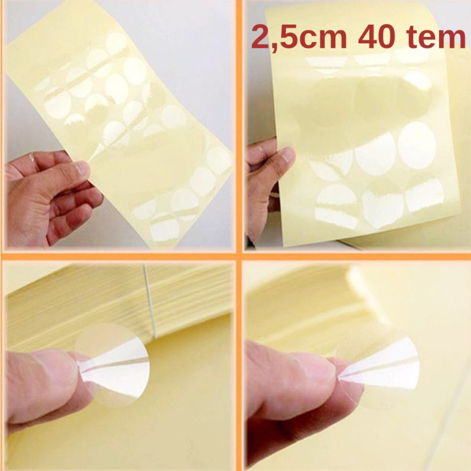 [HCM]Tem tròn dán niêm phong sản phẩm nhiều kích thước