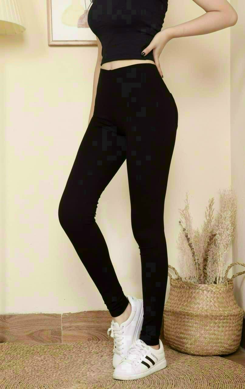 freeship - quần nỉ lót lông nữ quần legging lót nỉ đại hàn co dãn 4 chiều quần giữ nhiệt cạp cao nâng mông HALA FASHION