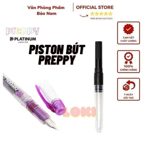 Piston Bơm Mực Bút Máy Preppy Nhật Bản, dụng cụ bơm hút mực bút Preppy