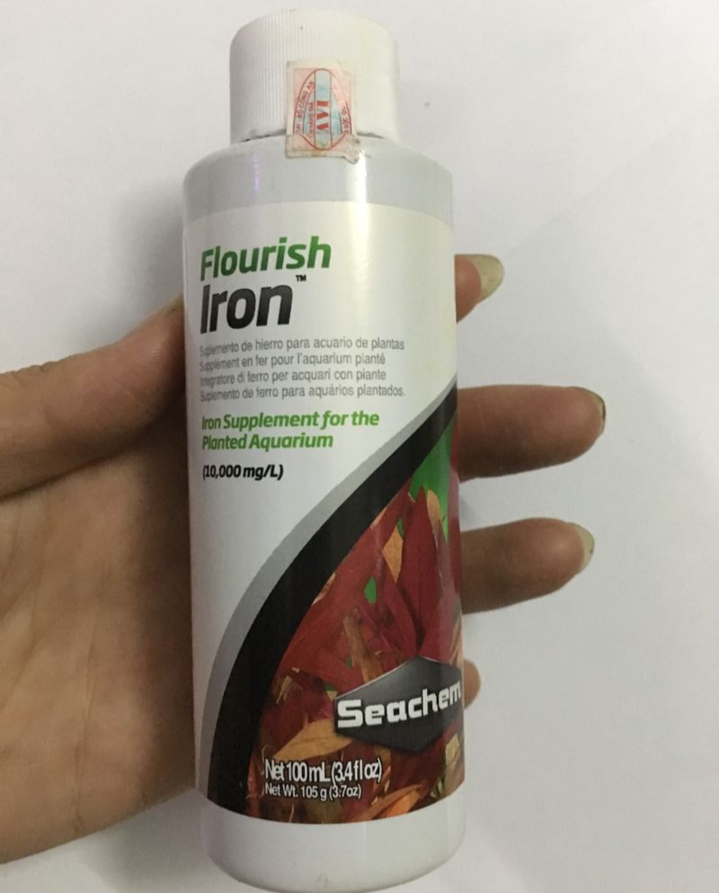 Seachem Flourish Iron 100ml - Bổ Sung Sắt (Fe) Cho Cây Thủy Sinh