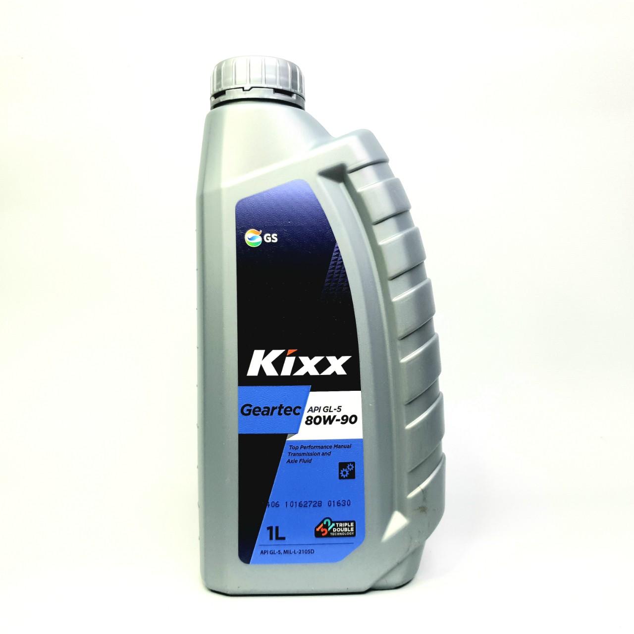 [Dầu hộp số sàn- Cầu] Kixx Geartec API GL-5 80W90 1L