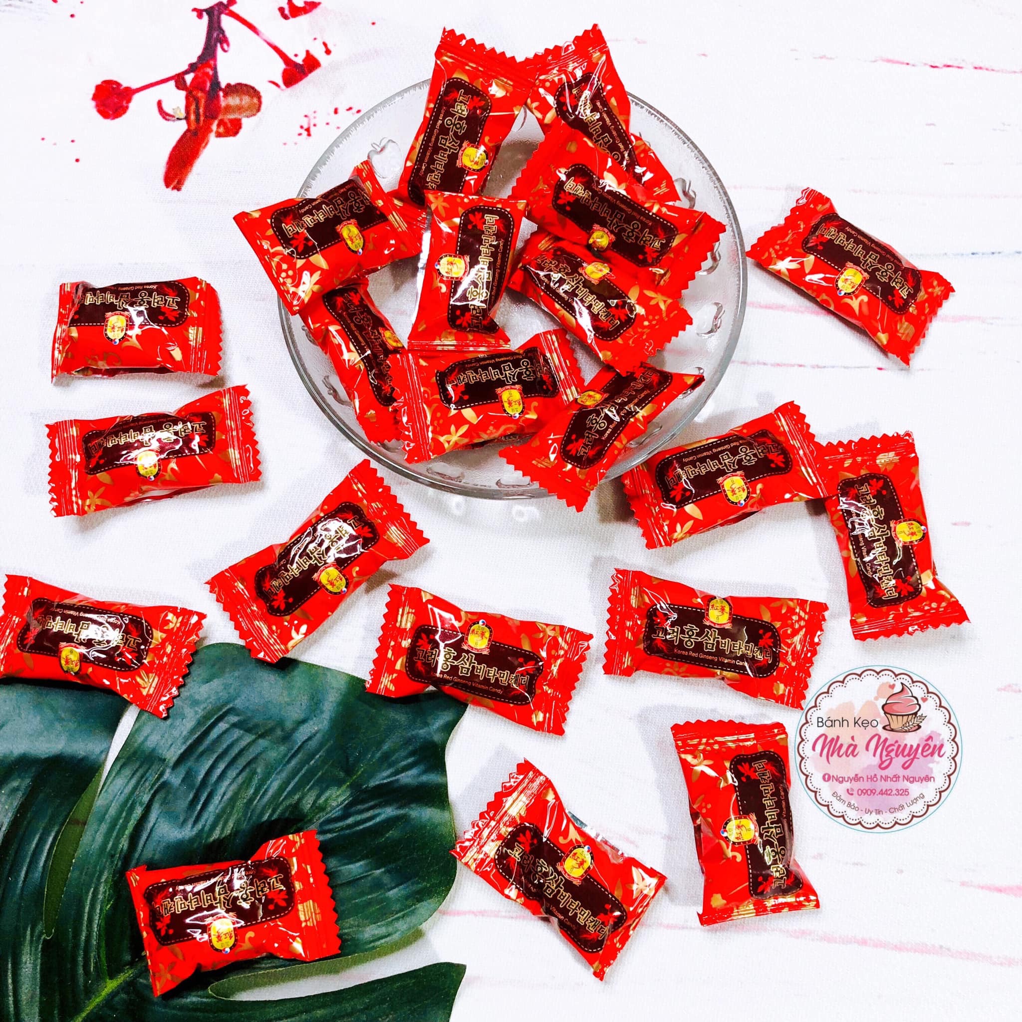 KẸO HỒNG SÂM HÀN QUỐC CÓ ĐƯỜNG