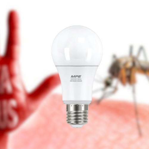 ĐÈN LED BULB CHỐNG MUỖI 9W MPE (LB-9/AM)