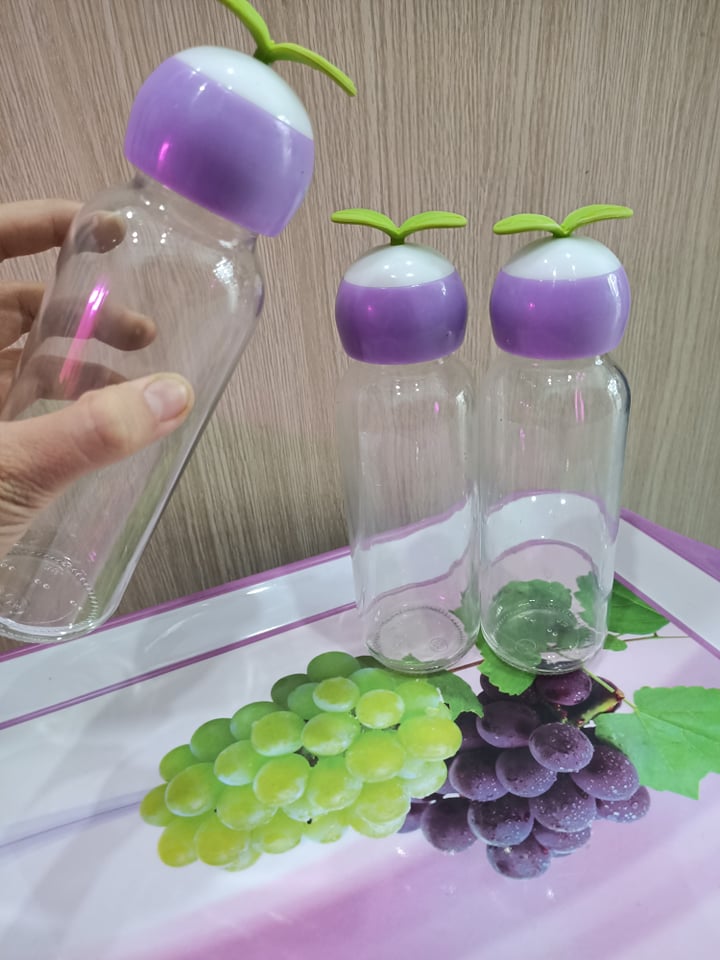 BÌNH THỦY TINH 300ML NẮP TÁO