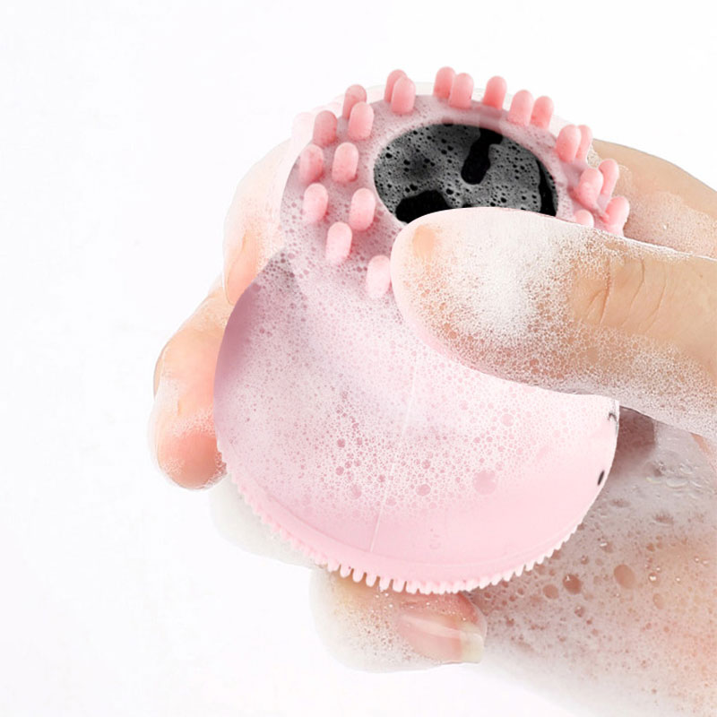 Handy octopus shaped silicone face brush