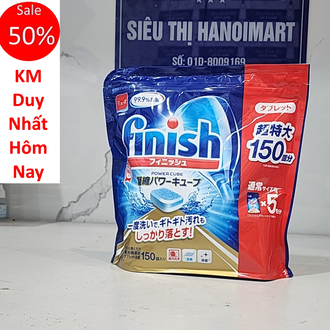 Viên rửa bát Finish Quantum 44 Viên Hương Chanh táo, 60 viên quantum Ultimate 16 in 1 hoặc 25V finish Ultimate