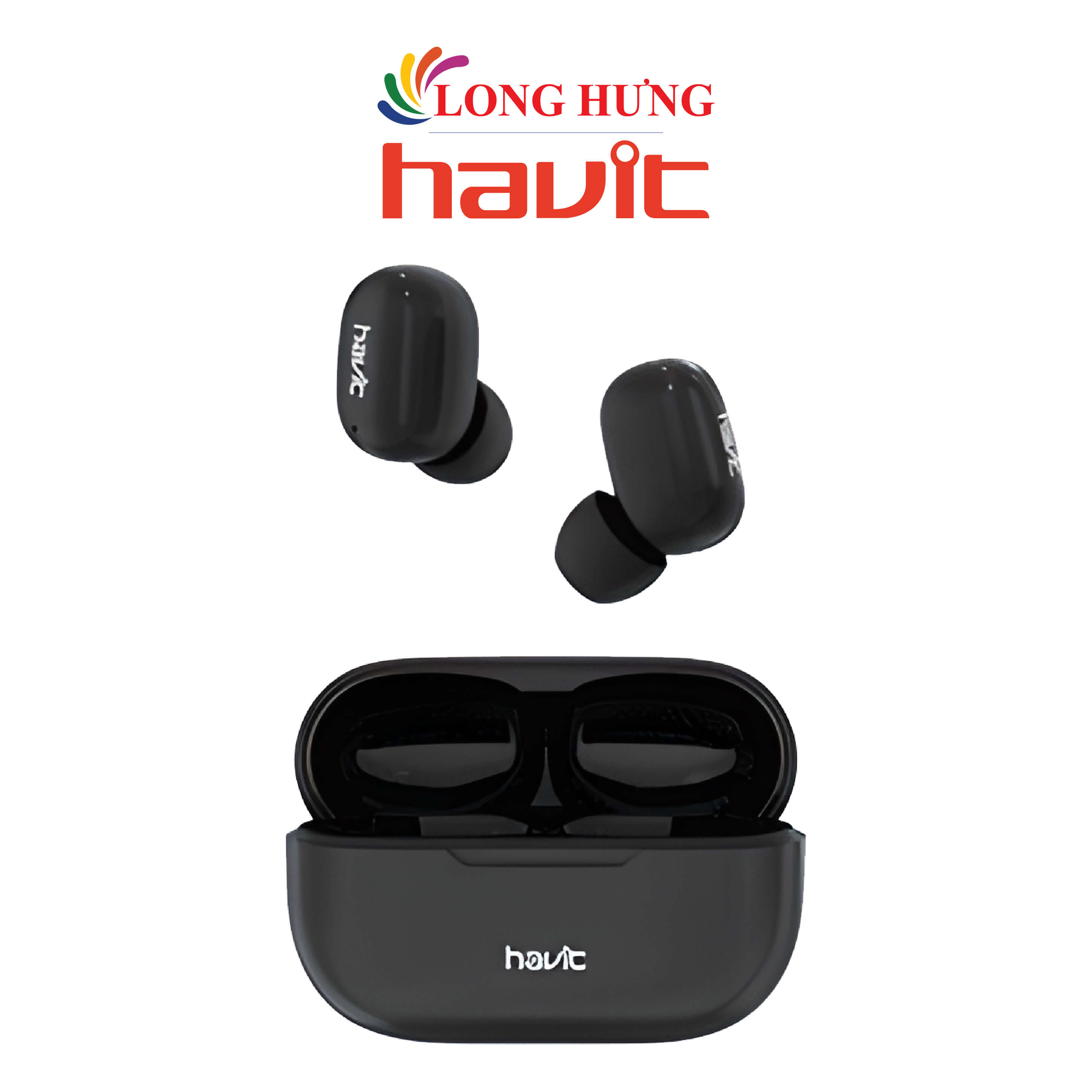 Tai nghe Bluetooth True Wireless Havit TW925 - Hàng chính hãng - Mic thoại trong trẻo, kết nối Bluetooth v5.0