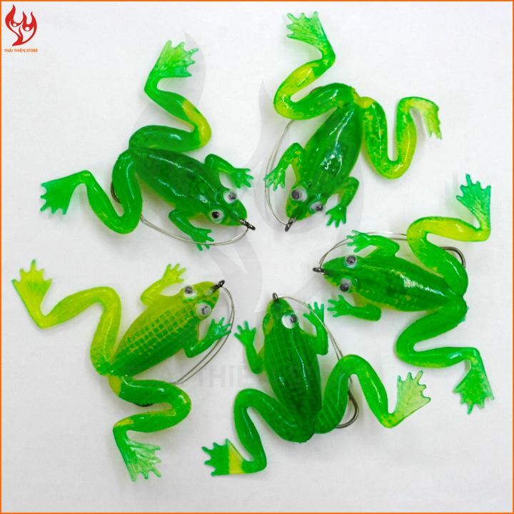 [HCM]Mồi giả nhái xanh