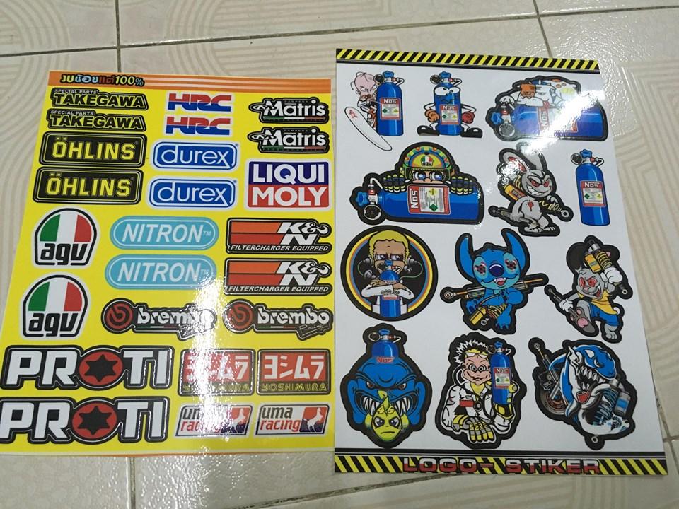[HCM]combo tem sét stiker nos và takegawa proti