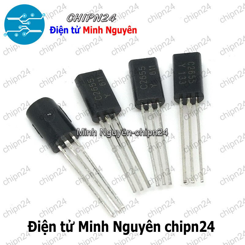 [5 con] (KT1) Transistor C2655 TO-92 NPN 2A 50V (2SC2655-Y C2655-Y 2655) - HH005521