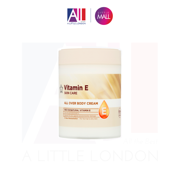 Dưỡng thể da thường Superdrug Vitamin E Body Cream 475ml (Bill Anh)