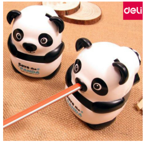 Gọt Chì Quay Tay Gấu Trúc Deli 518