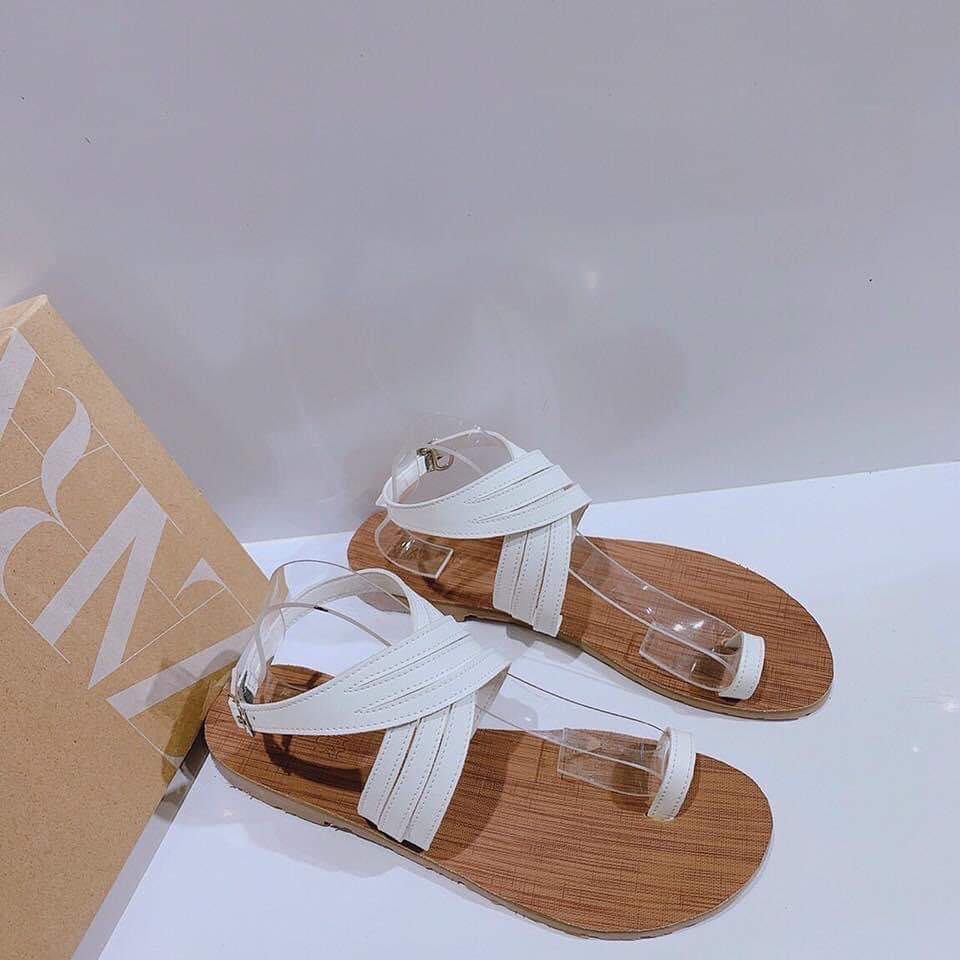 Giày sandal nữ đế thấp cánh chim size 35-42