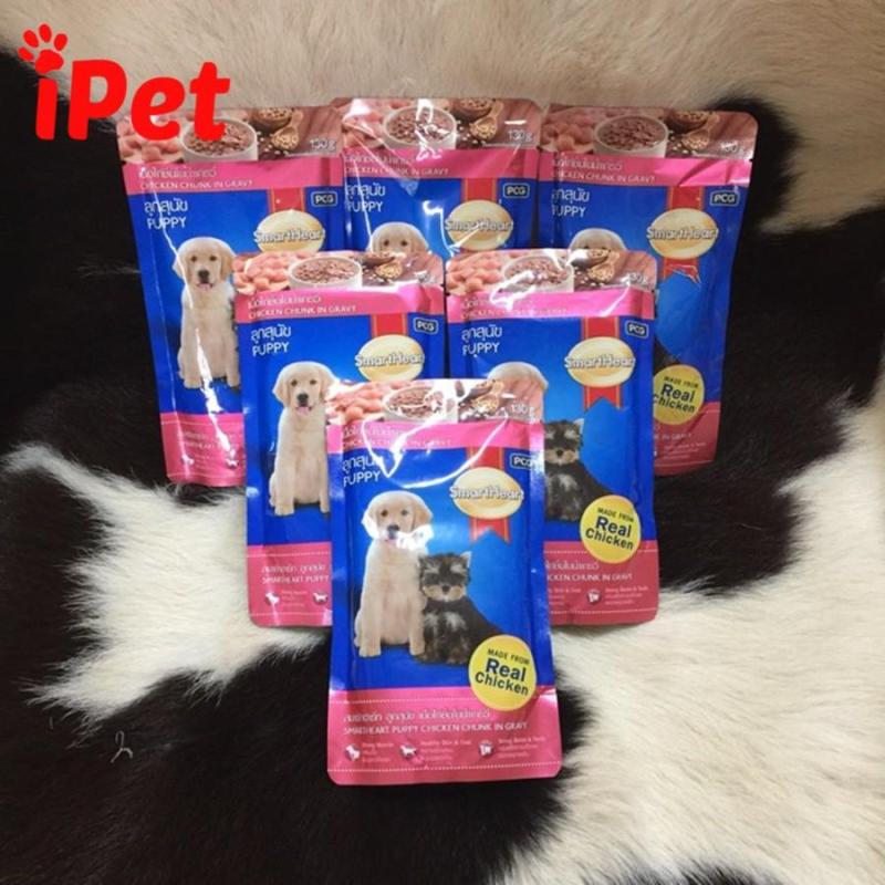 Pate cho chó con Smartheart gói 130g