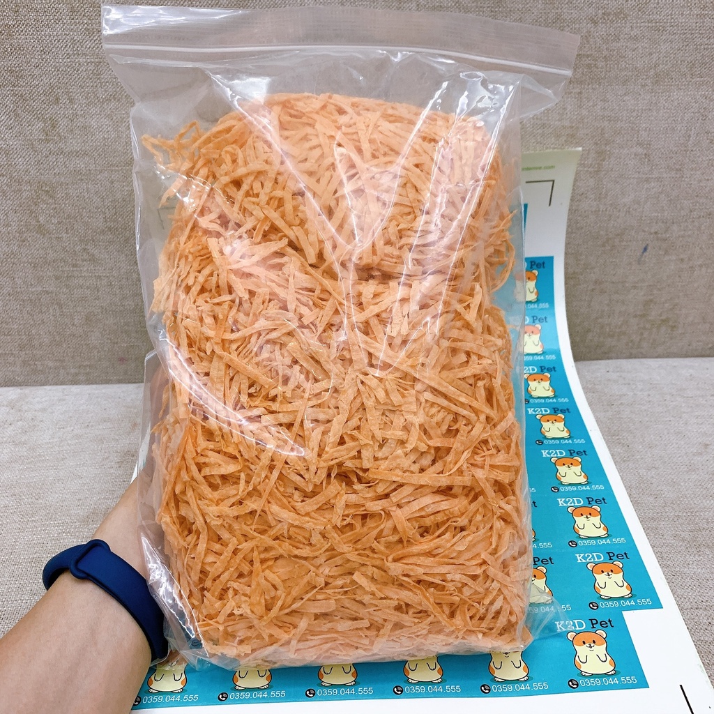 [Hoàn tiền 10%]Snack cua sợi cho hamster gói lớn sỉ 500g