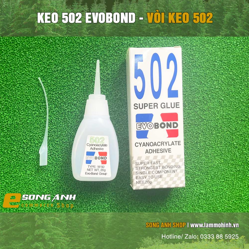 Vòi keo 502 ( 1 bịch 20 vòi )