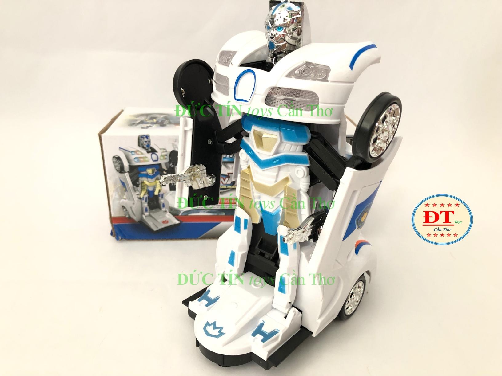 ĐỒ CHƠI XE CẢNH SÁT CHẠY PIN BIẾN HÌNH ROBOT