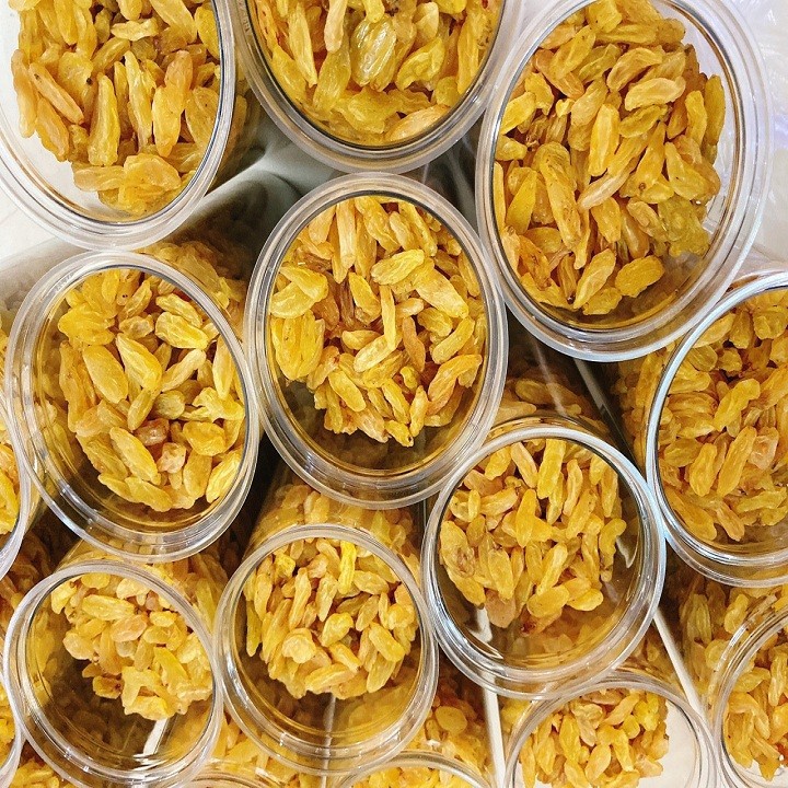 1kg nho khô - nho vàng Ấn Độ - mứt tết - đồ ăn vặt