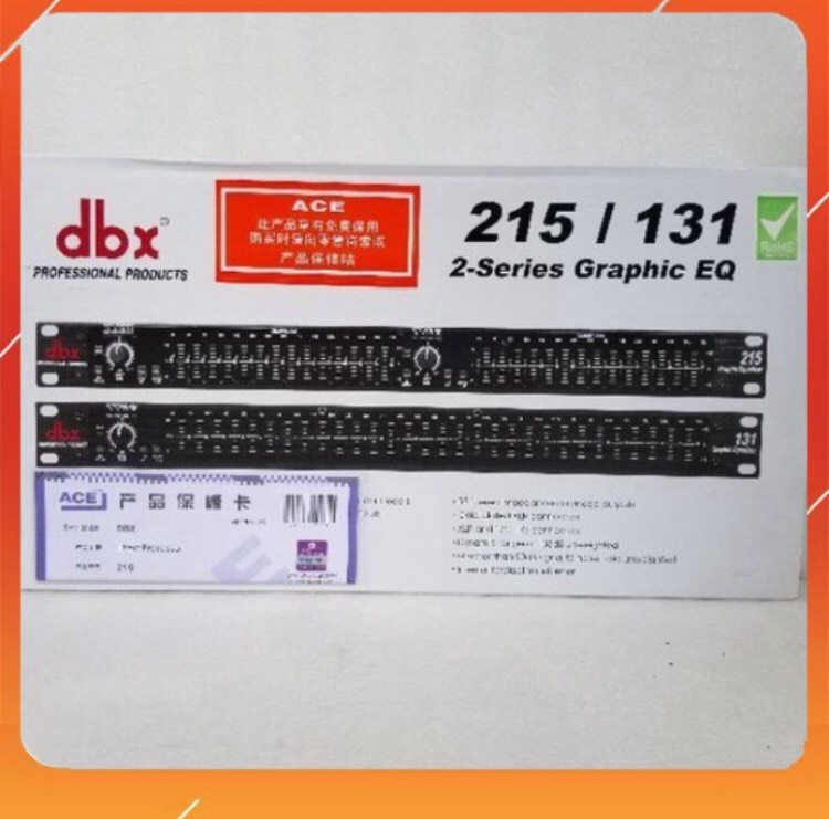 Lọc xì Equalizer DBX 215