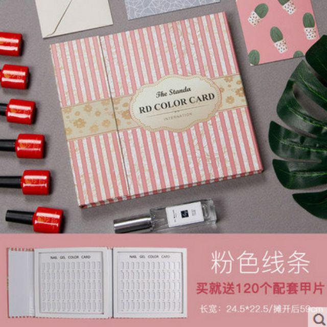 Sổ gài Móng mẫu 80 móng, 120 Móng ,180 móng Làm Nail