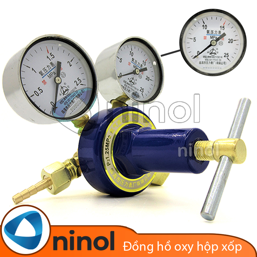 Đồng hồ oxy hộp xốp - đồng hồ gió hàn gió đá