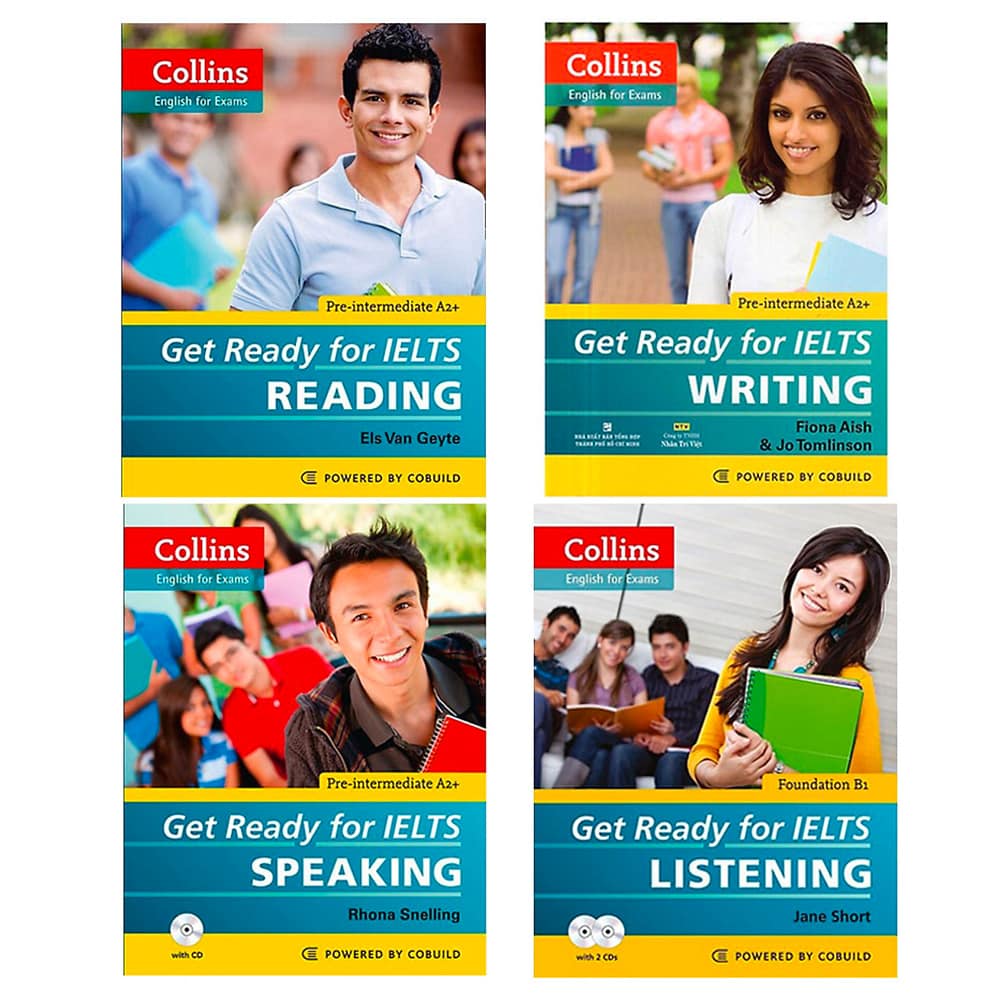 Get ready for ielts - trọn bộ 4 cuốn