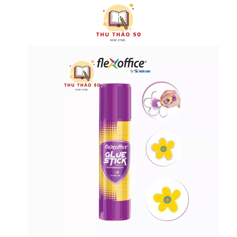 Keo khô tím đổi màu trong suốt fo-g006: 1 cây.