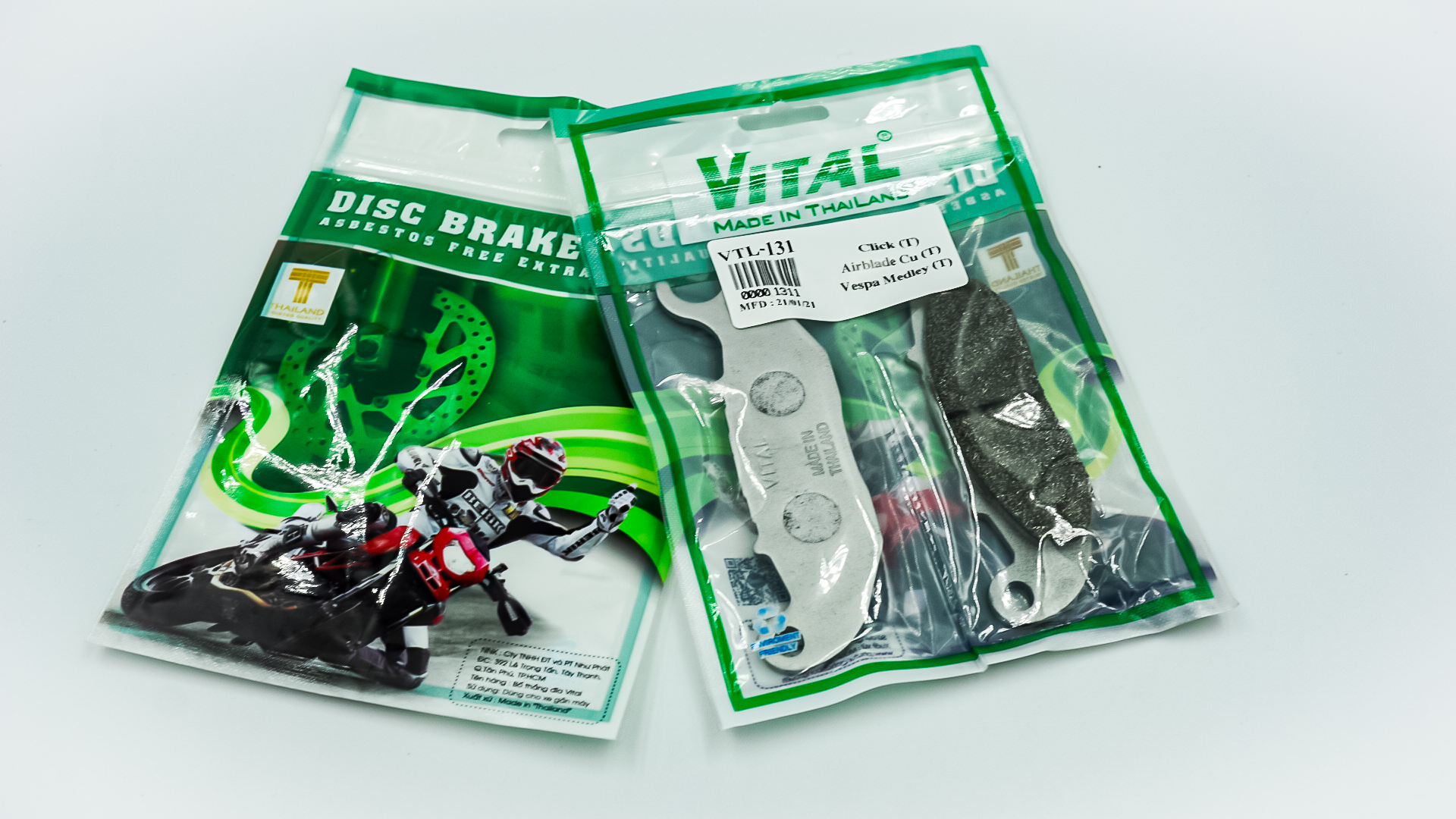 [HCM]Bố thắng đĩa VITAL - dùng cho bố đĩa trước Click  Airblade cũ  Sh mode ( 2019 ) / Vespa Medley