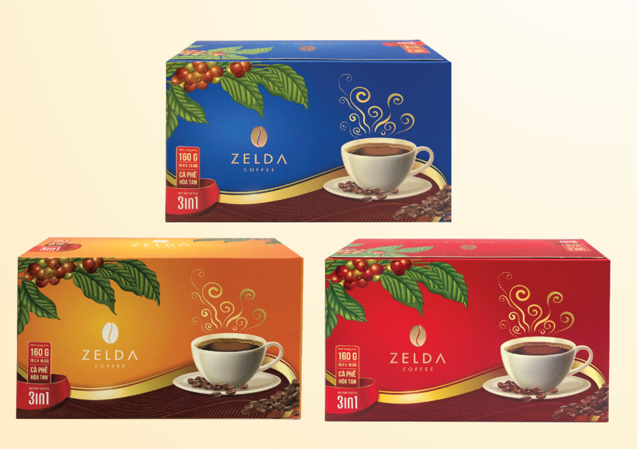 Cà phê 3in1 hiệu zenda 160g