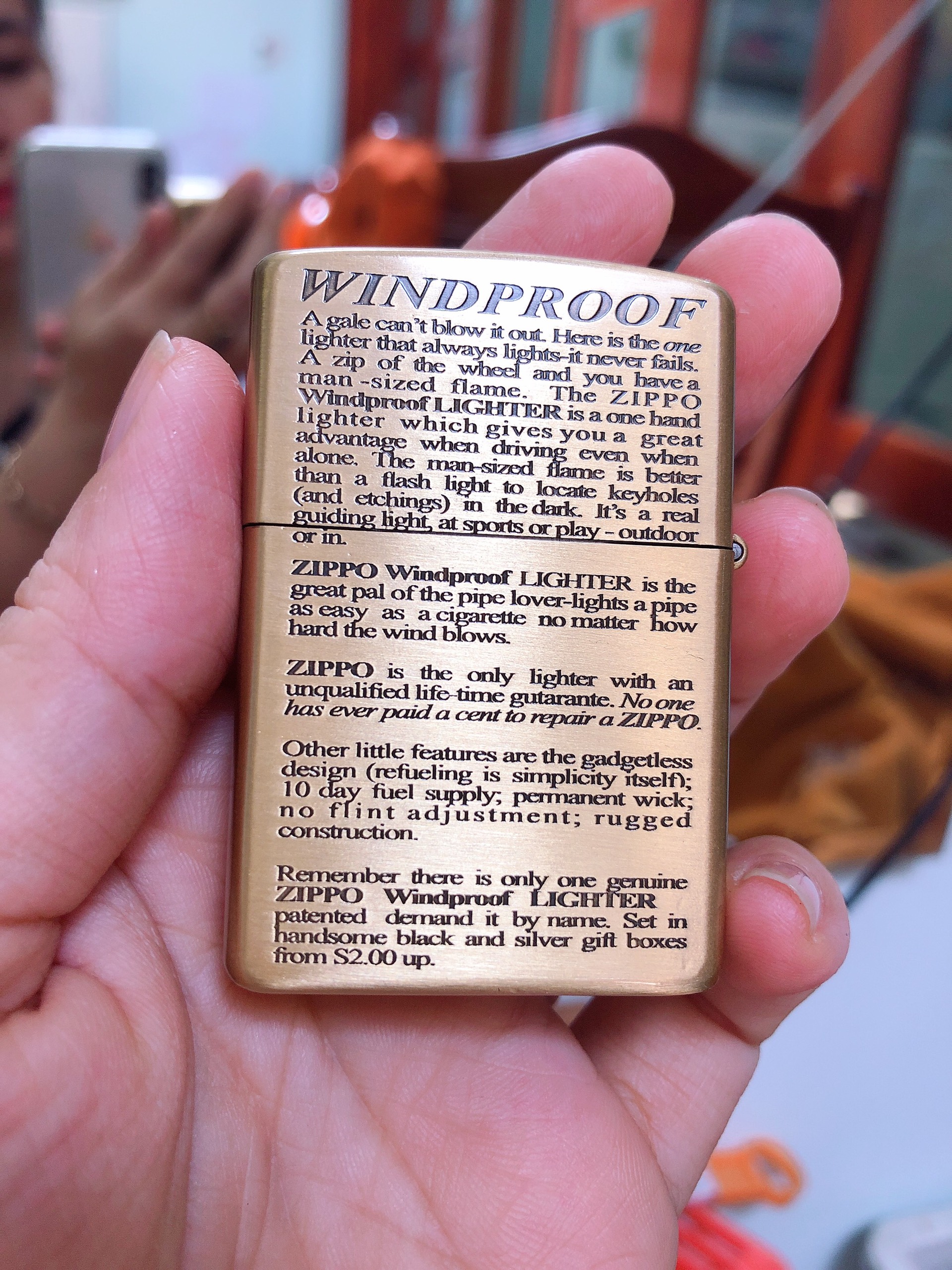 BẬT LỬA ZIPPO KHẮC CHÌM MẪU WINDY GIRL