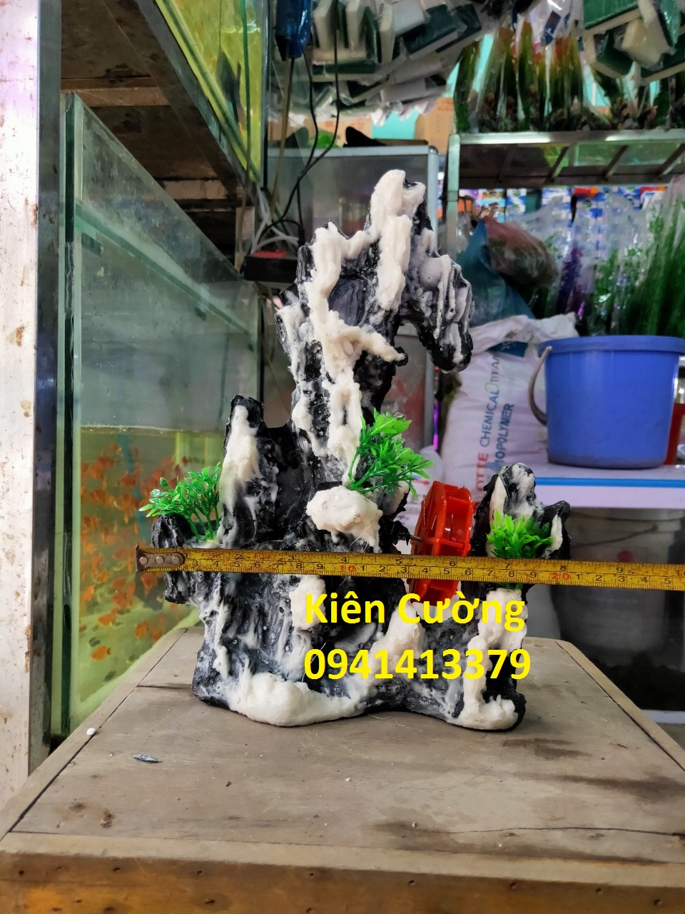 Mô Hình Núi - Hòn non Bộ - Trang Trí Bể cá (Mẫu 18)