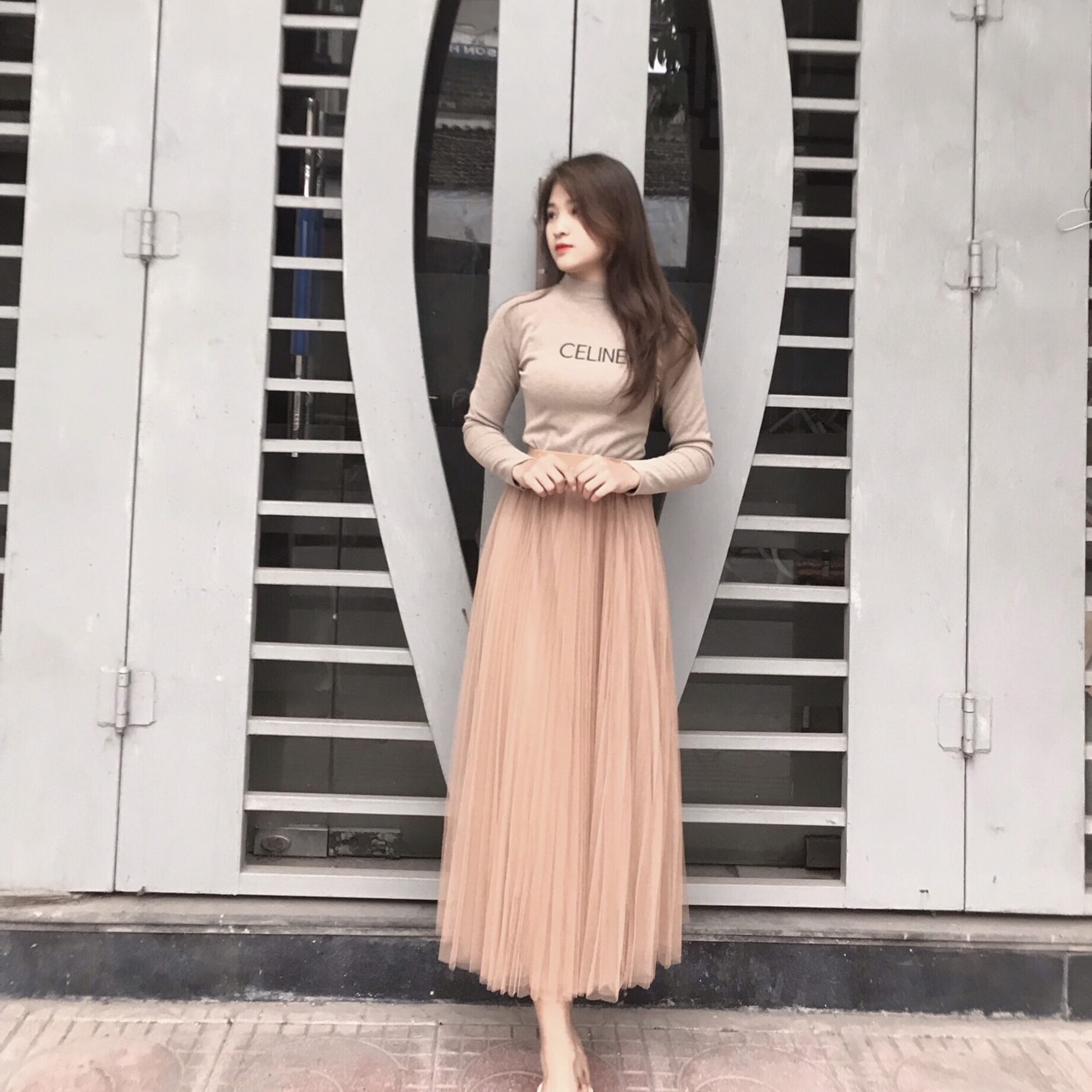 Sét Váy Công Chúa, Sét Áo Tiểu Thư Tay Phồng Đính Nút Kèm Chân Váy Xếp Ly  Dáng Dài Công Sở Phối Túi Gỉa Dể Thương | Shopee Việt Nam