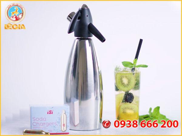 [HCM]BÌNH LÀM SODA ISI 1 LÍT