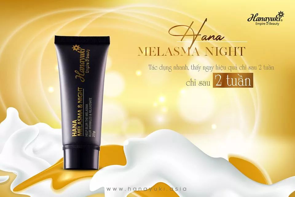 [CHÍNH HÃNG-Date 2026] Kem Nám Hanayuki Hana Melasma Night