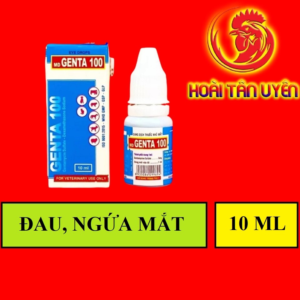 Thuốc nhỏ mắt chuyên gà đá GENTA 100