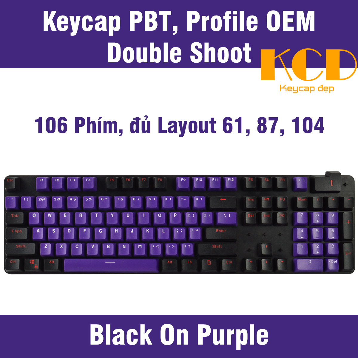 Keycap PBT doubleshot, keycaps for mechanical keyboard